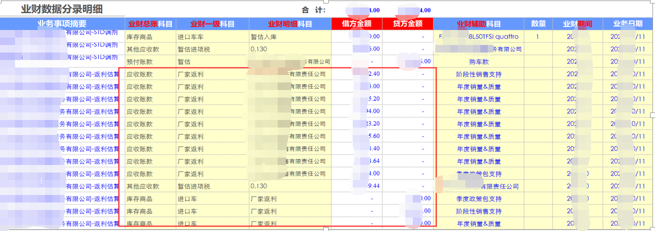 用勤哲Excel服務(wù)器開發(fā)4S店新車銷售系統(tǒng) - 新車采購入庫單2