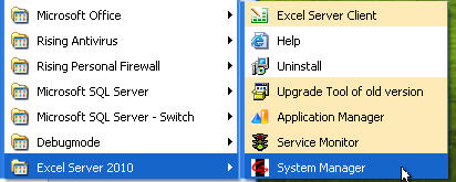 apply for license file in Excel Server